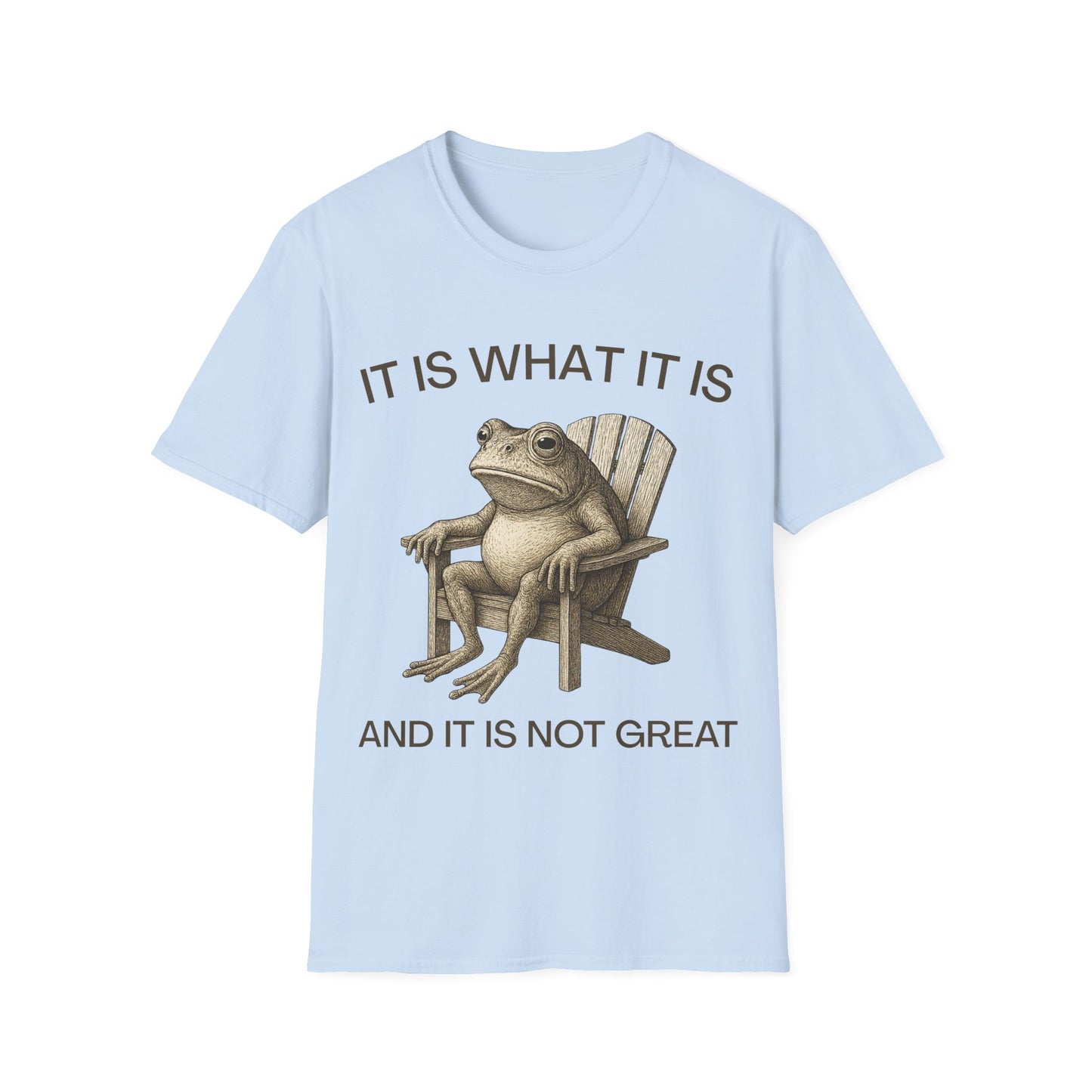 It Is What It Is And It Is Not Great (Frog) T-shirt