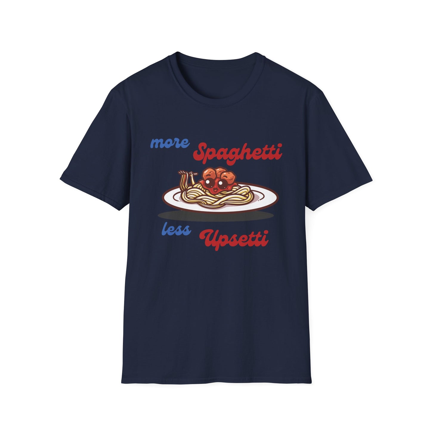 More Spaghetti Less Upsetti (Retro) T-shirt