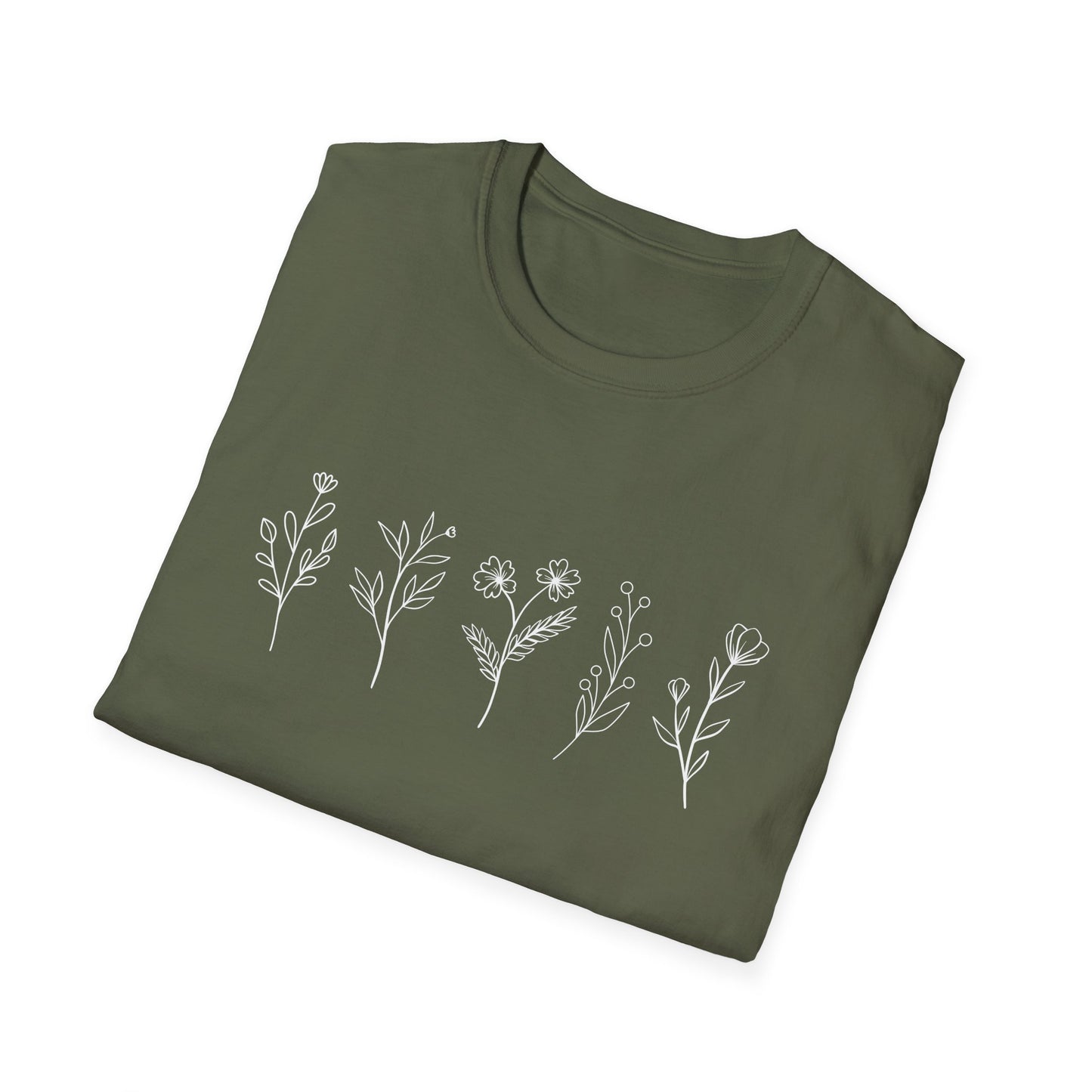 Botanical Line Drawing T-shirt