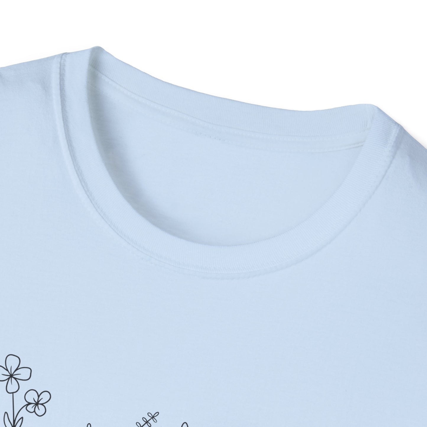 Grow Positive Thoughts (Line Art) T-shirt