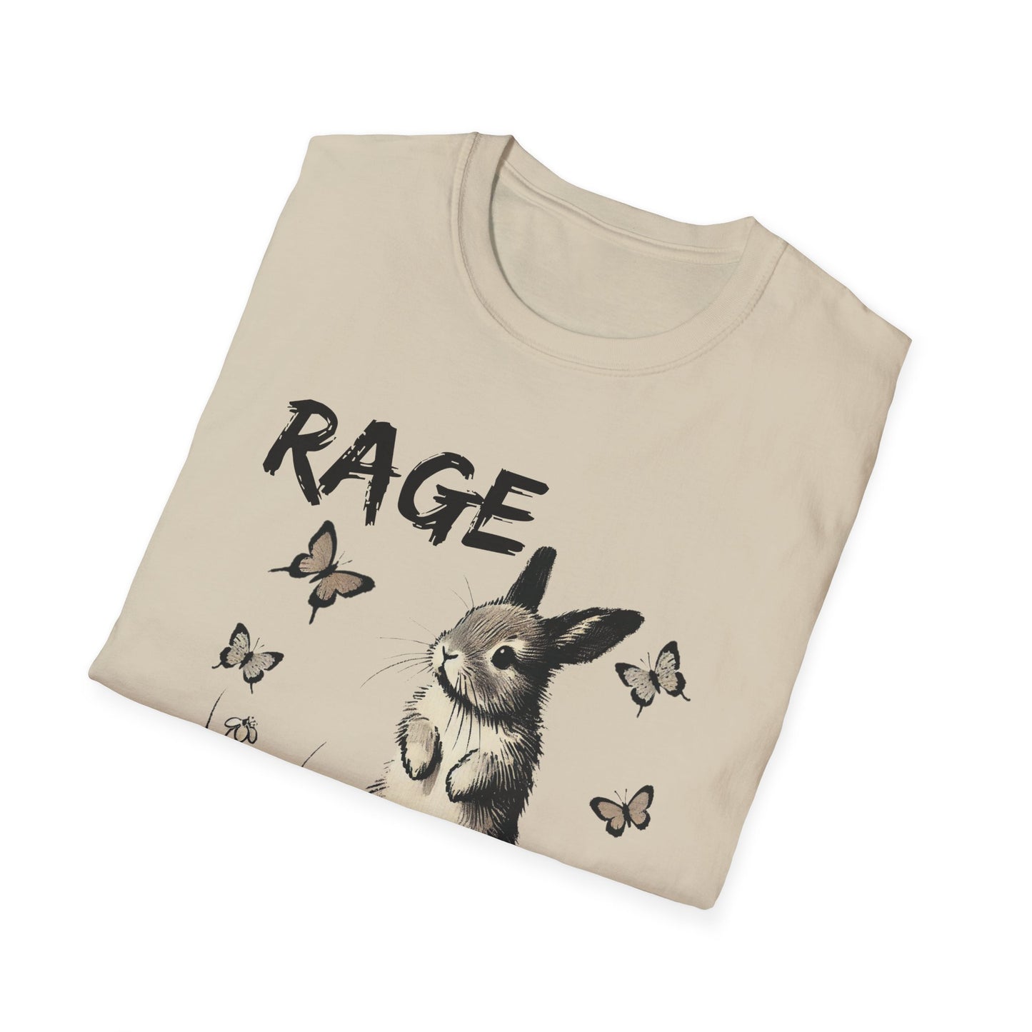 Rage Consumes Me (Rabbit & Butterflies) T-shirt