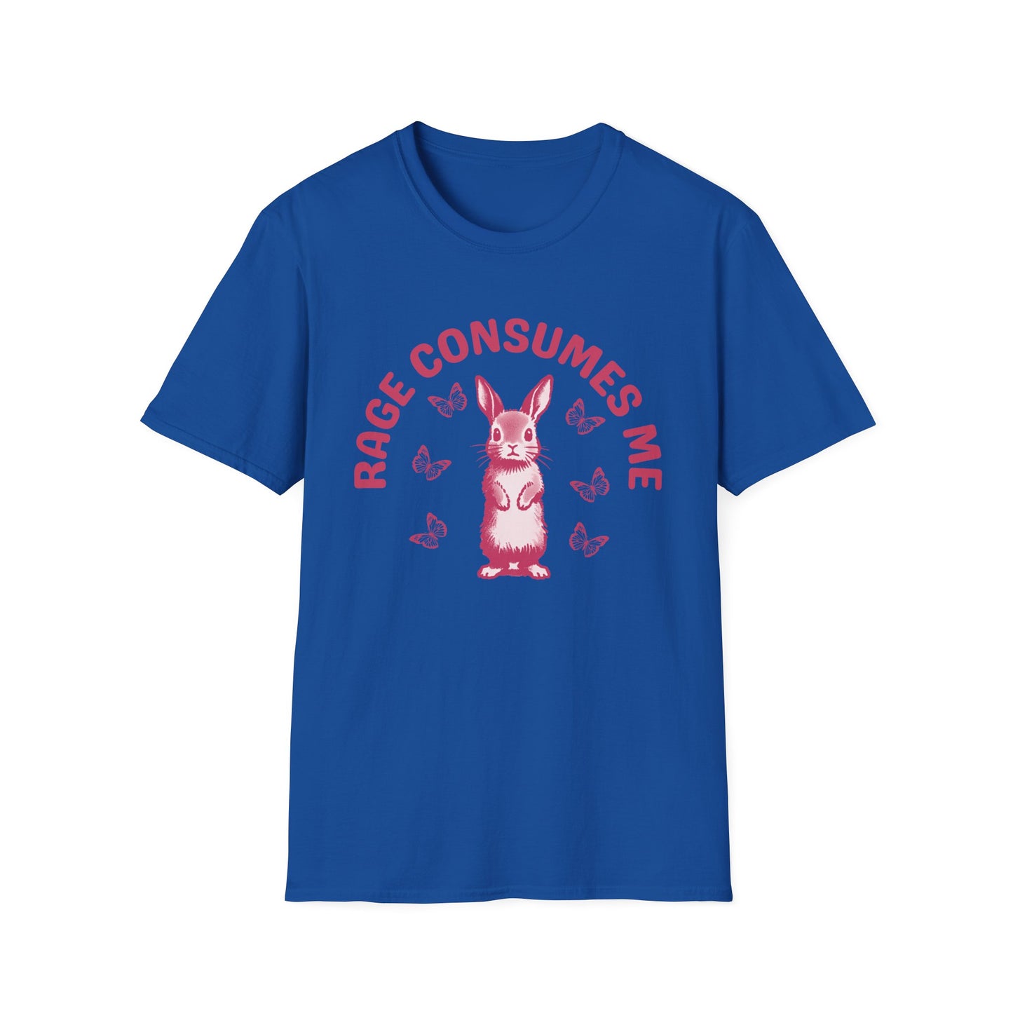 Rage Consumes Me (Pink Rabbit) T-shirt