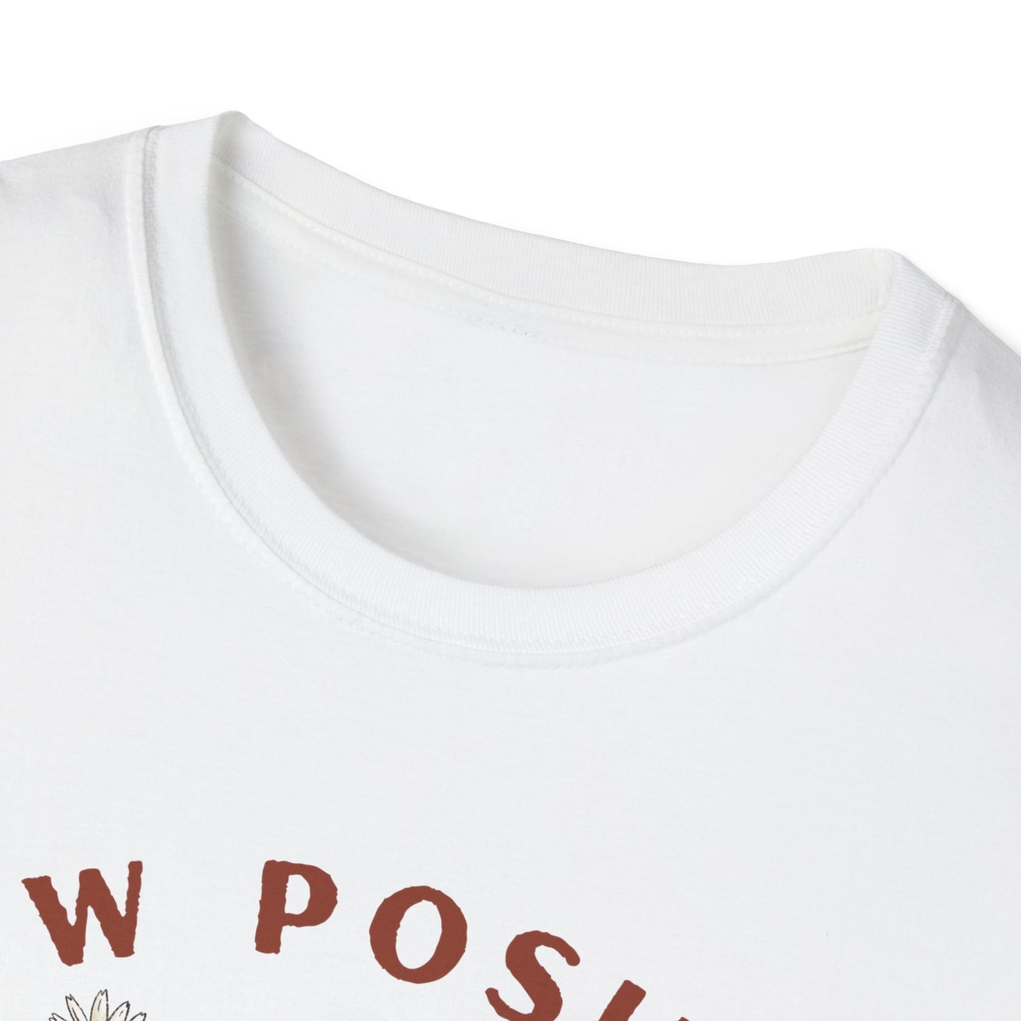 Grow Positive Thoughts (Botanical Skull) T-shirt