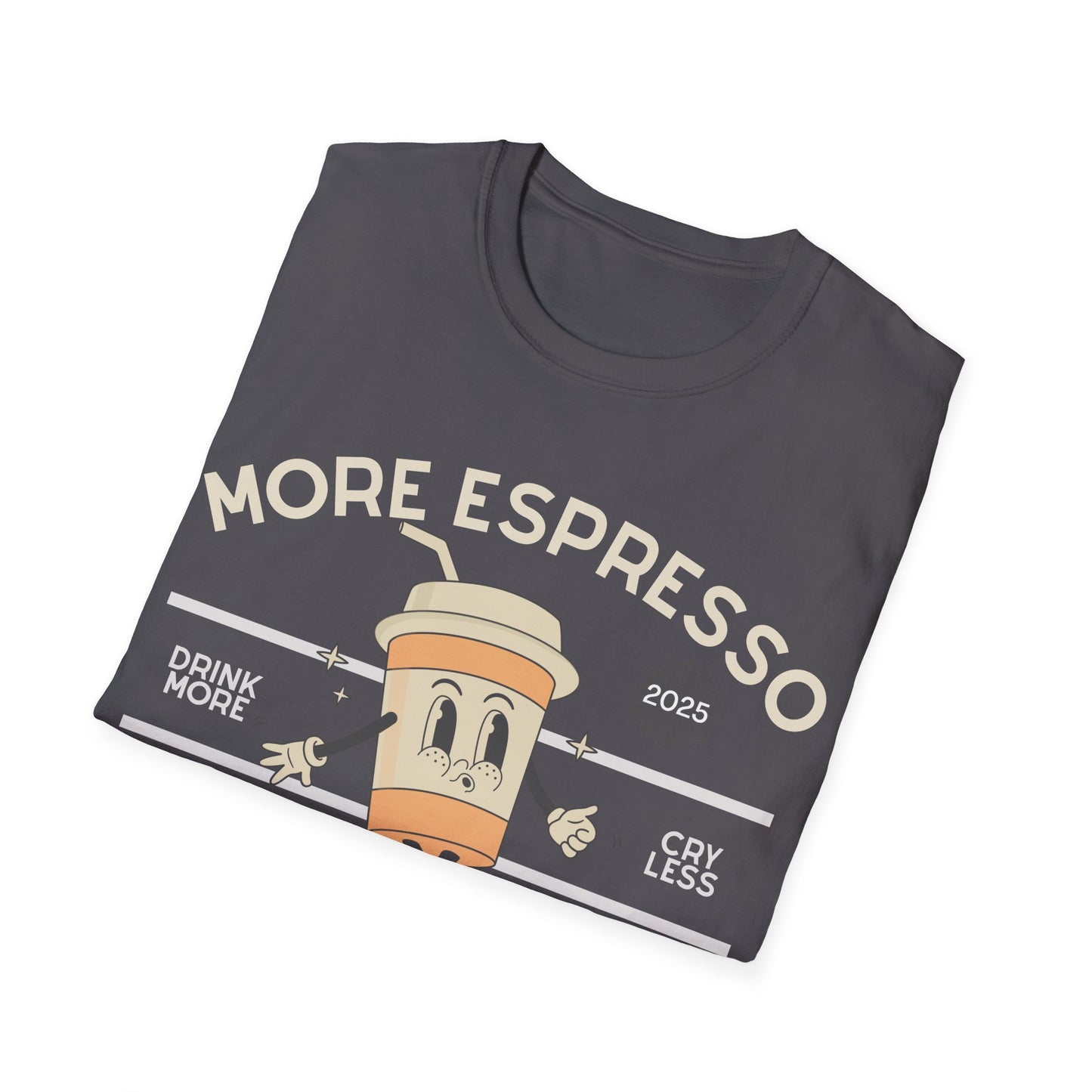 More Espresso Less Depresso (Retro) T-shirt