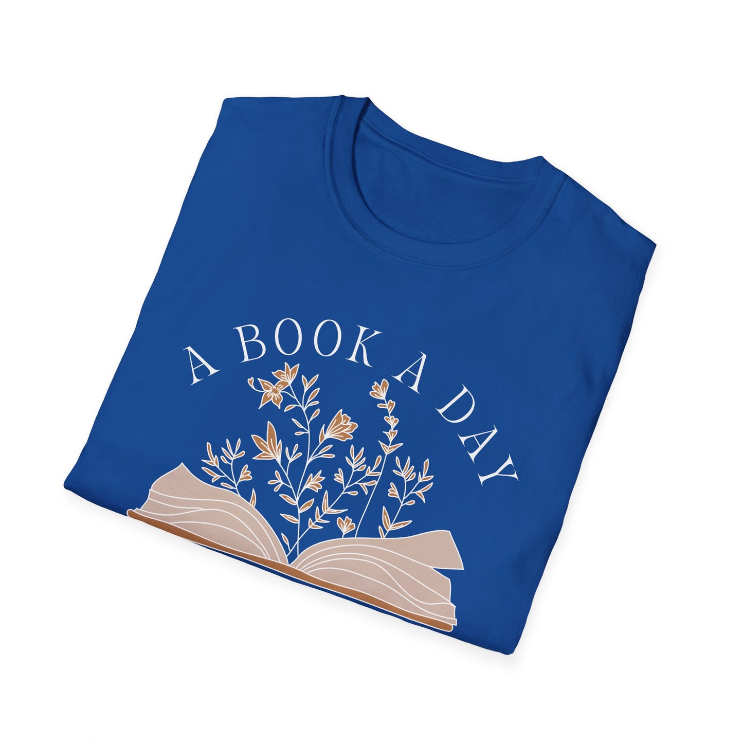 A Book A Day Keeps The Mental Breakdown Away (Botanical) T-shirt