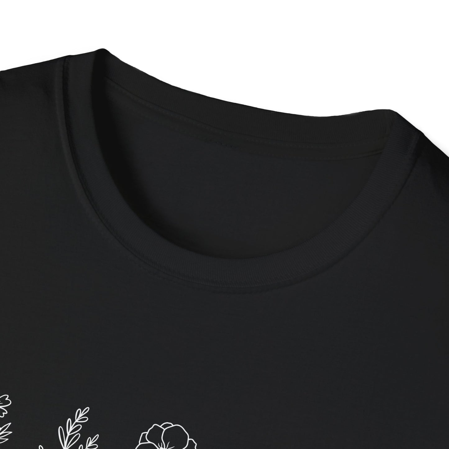 Grow Positive Thoughts (Line Drawing) T-shirt