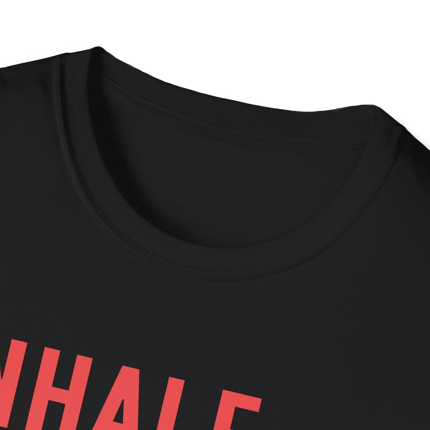 Inhale. Hold. Exhale. Bruh (Retro Colors) T-shirt