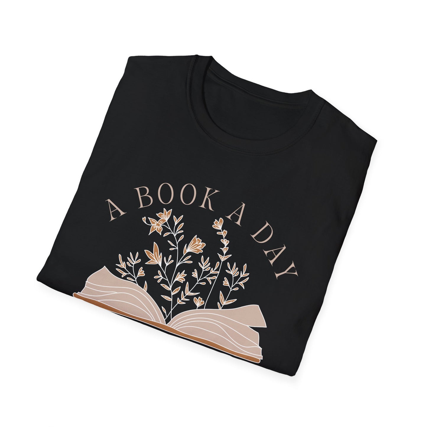A Book A Day Keeps The Mental Breakdown Away (Botanical) T-shirt