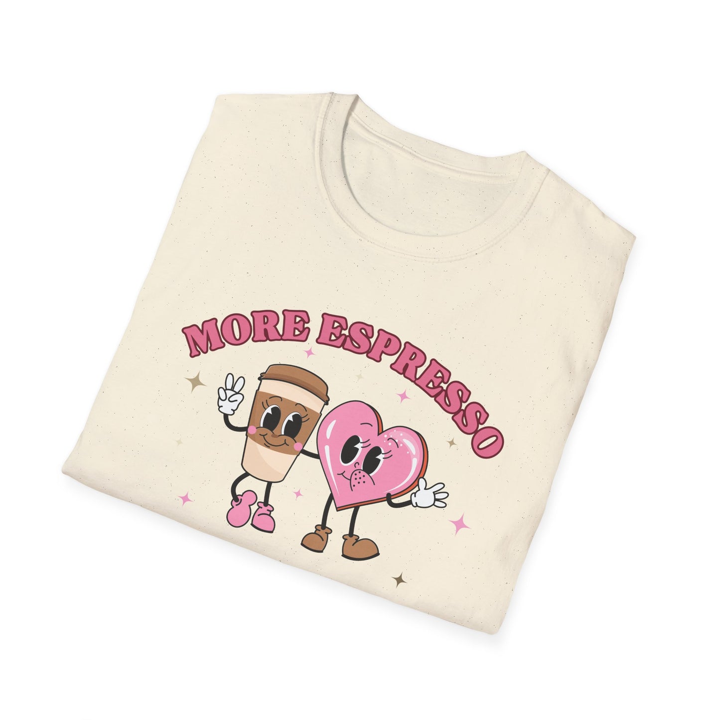 More Espresso, Less Depresso (Coffee & Heart) T-shirt