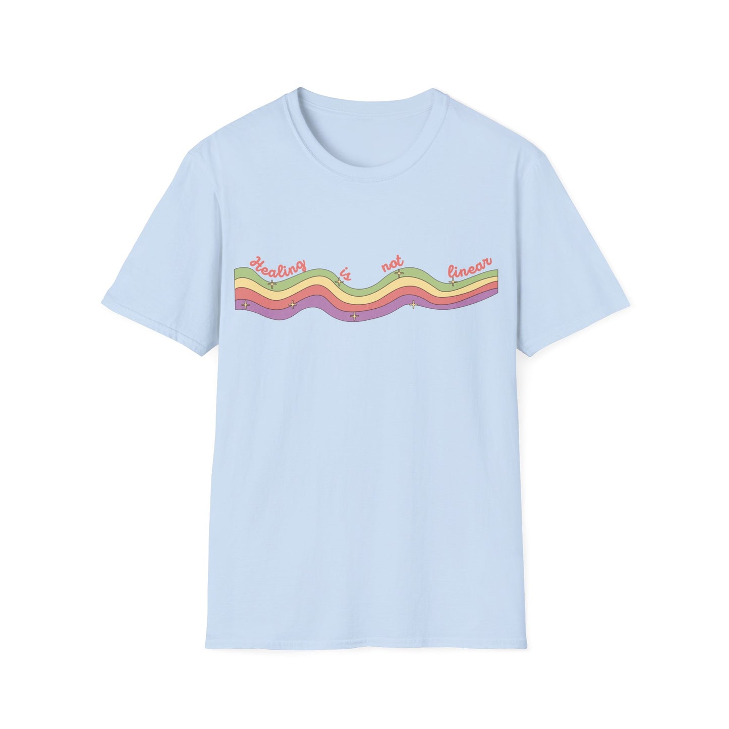Healing Is Not Linear (Groovy) T-shirt