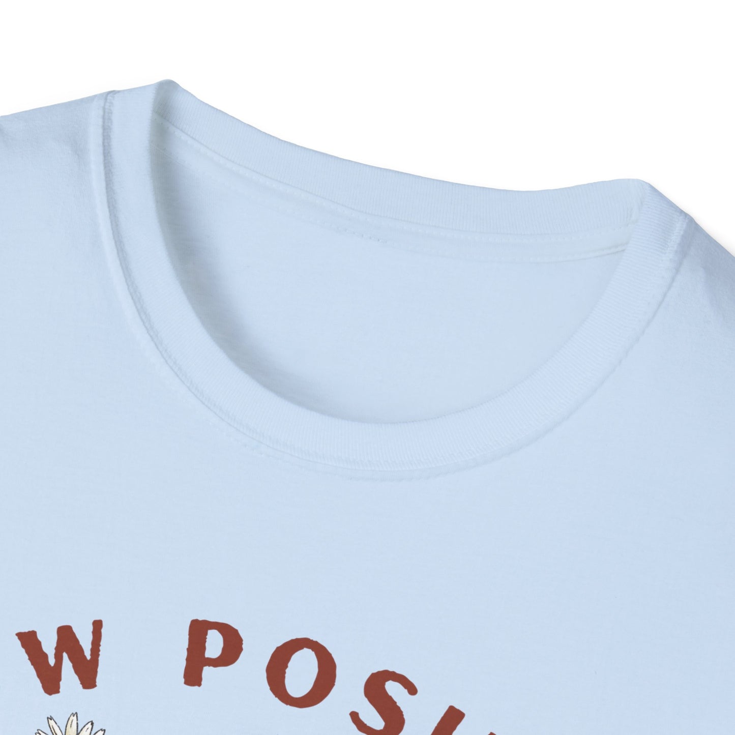Grow Positive Thoughts (Botanical Skull) T-shirt