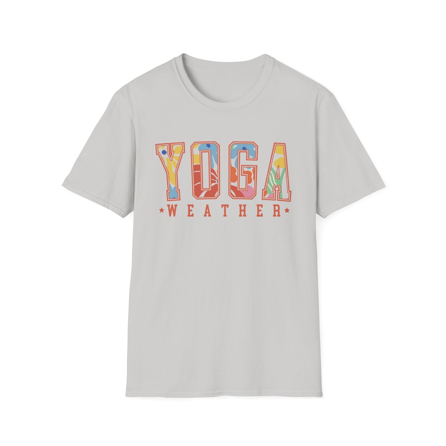 Yoga Weather (Bright Floral) T-shirt
