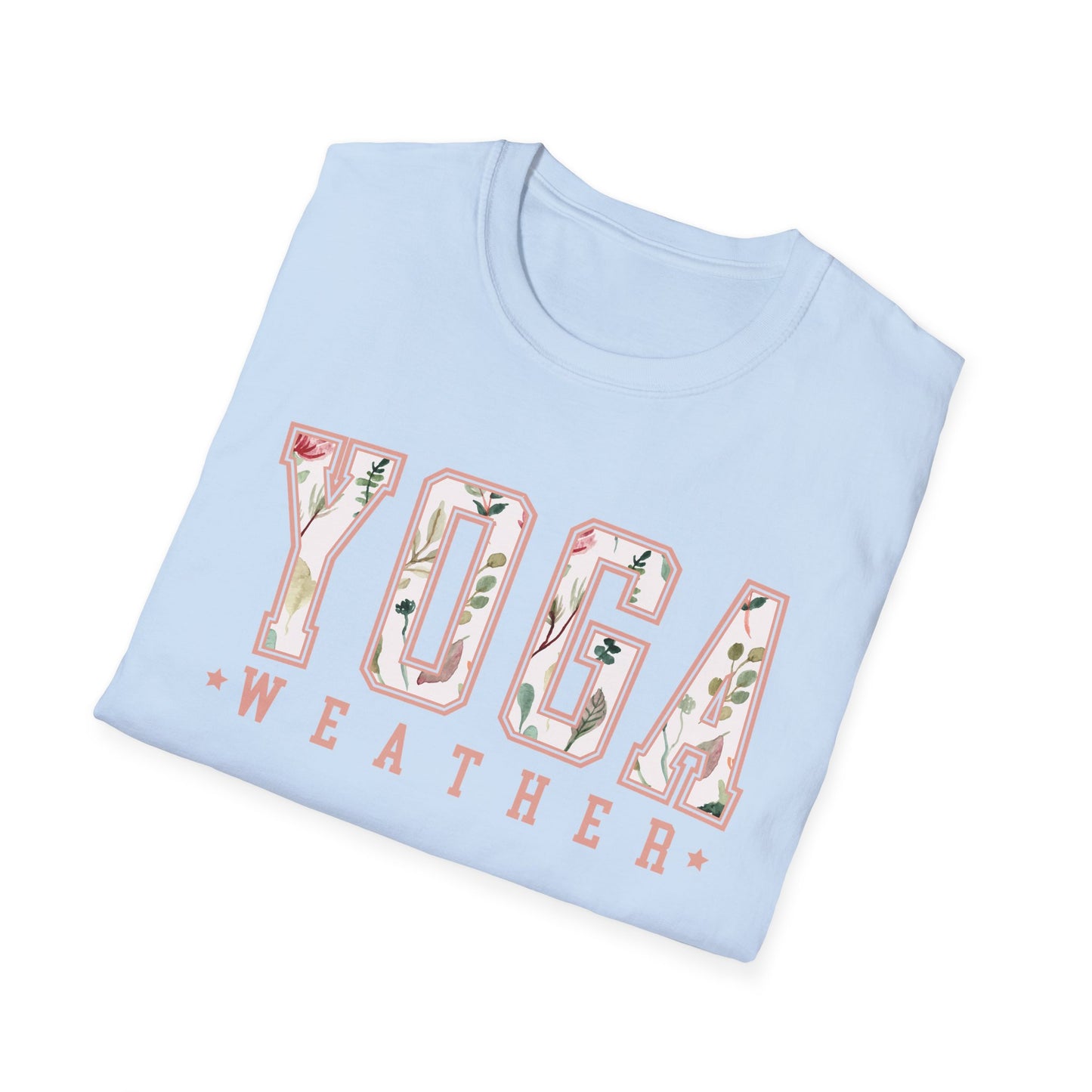 Yoga Weather (Watercolor Floral) T-shirt