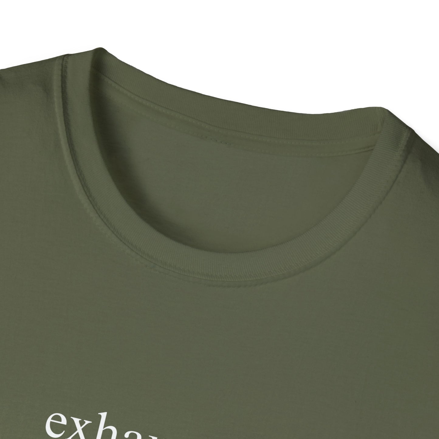 Exhausted (Text Only) T-shirt