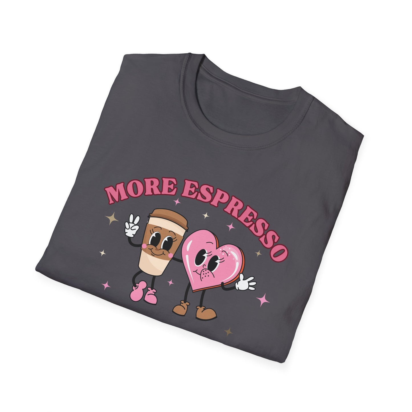 More Espresso, Less Depresso (Coffee & Heart) T-shirt