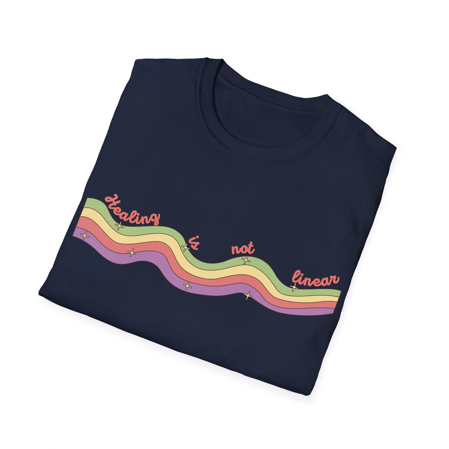 Healing Is Not Linear (Groovy) T-shirt