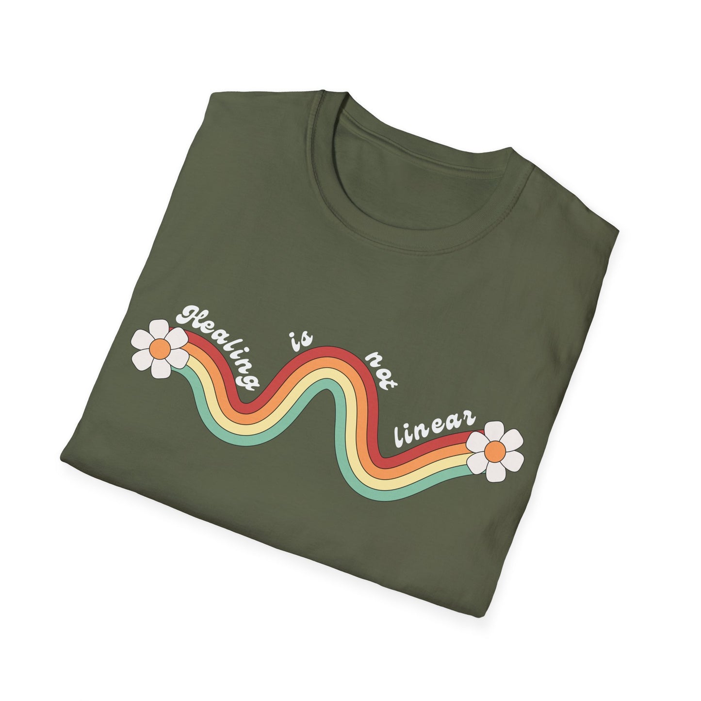 Healing Is Not Linear (Retro) T-shirt