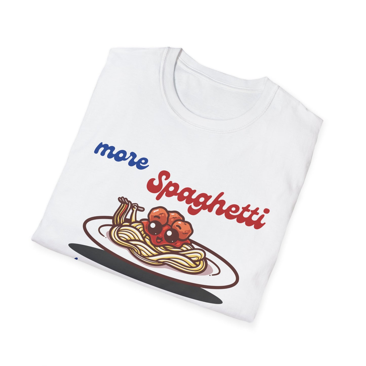 More Spaghetti Less Upsetti (Retro) T-shirt