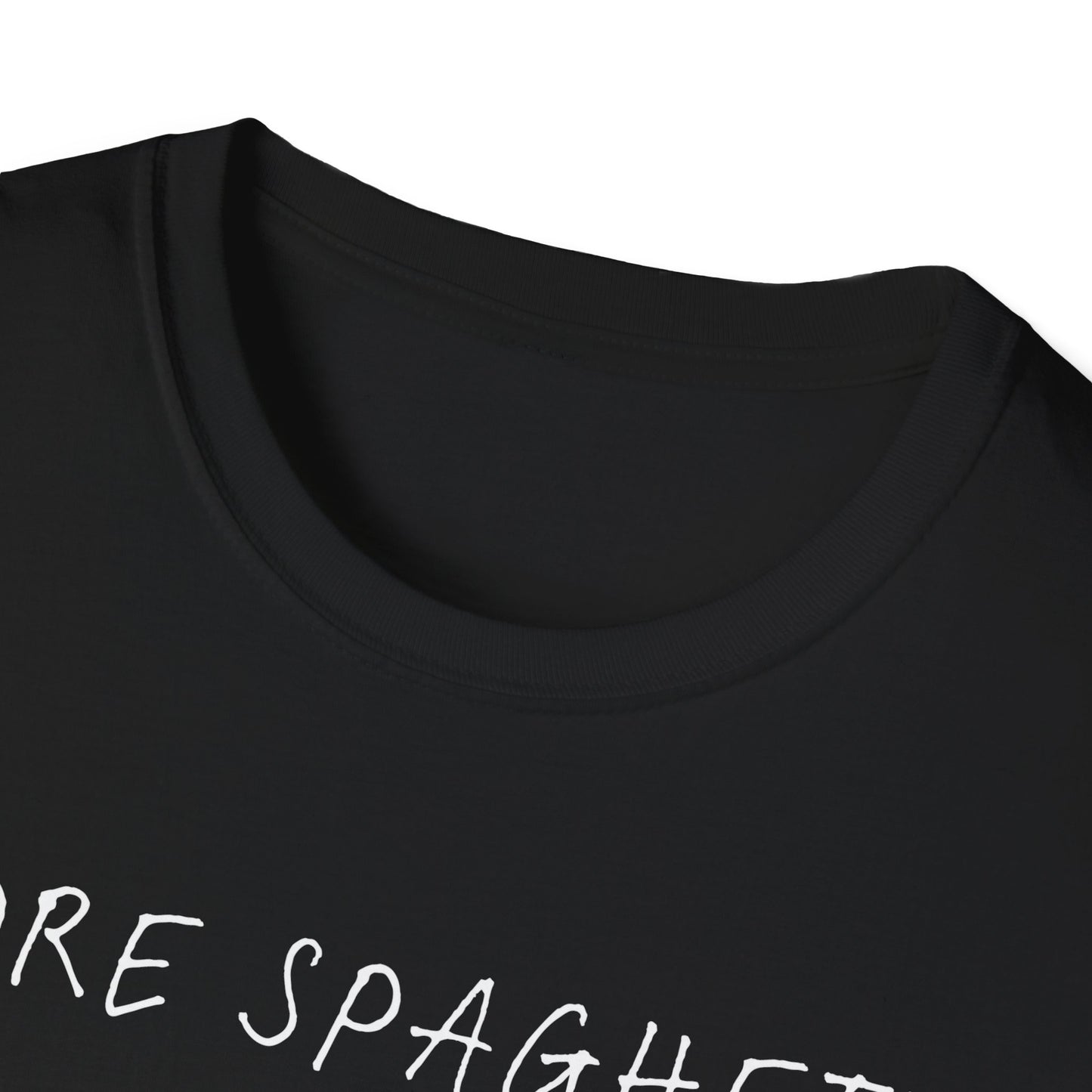 More Spaghetti Less Upsetti (Line Art) T-shirt