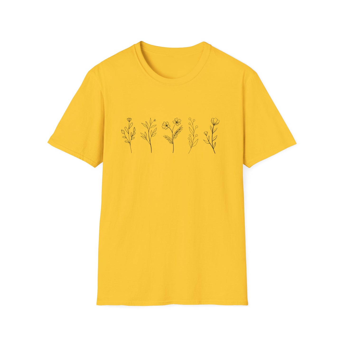 Botanical Line Drawing T-shirt