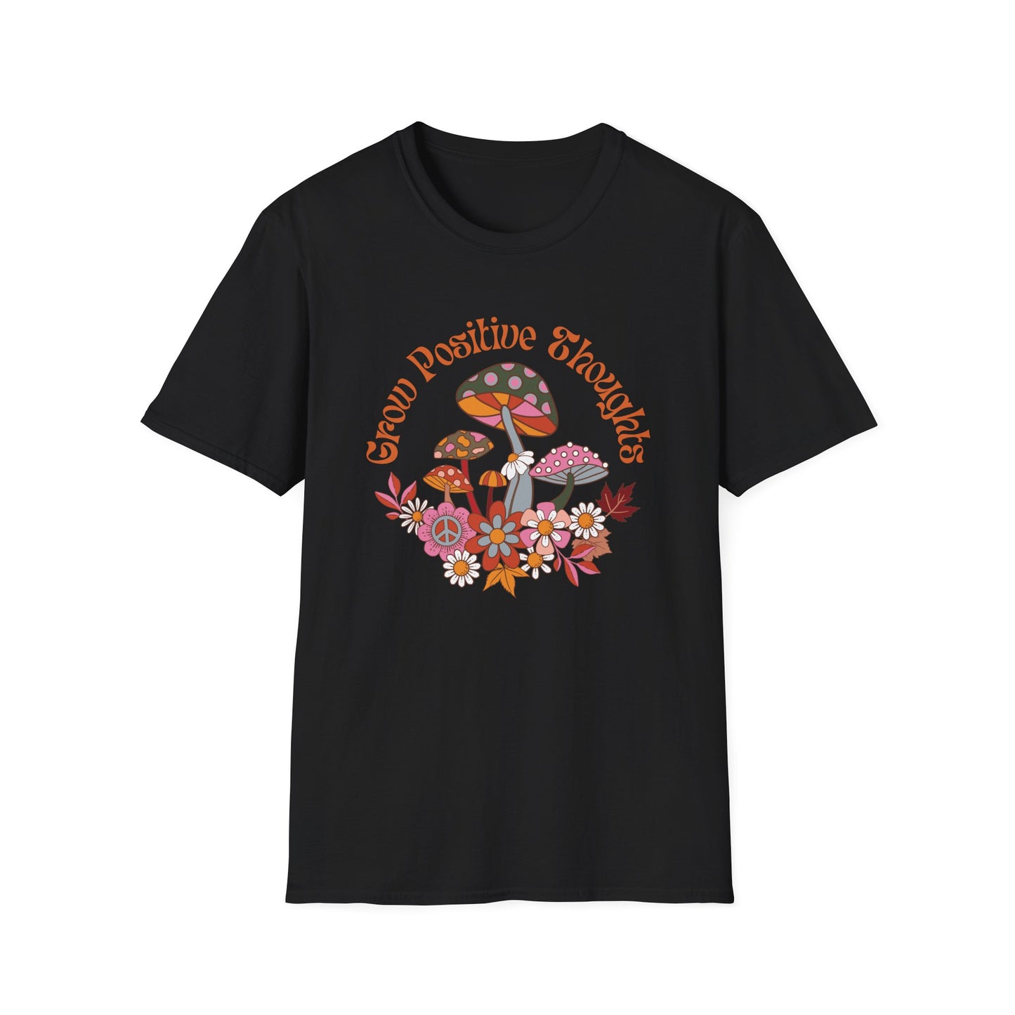 Grow Positive Thoughts (Groovy) T-shirt