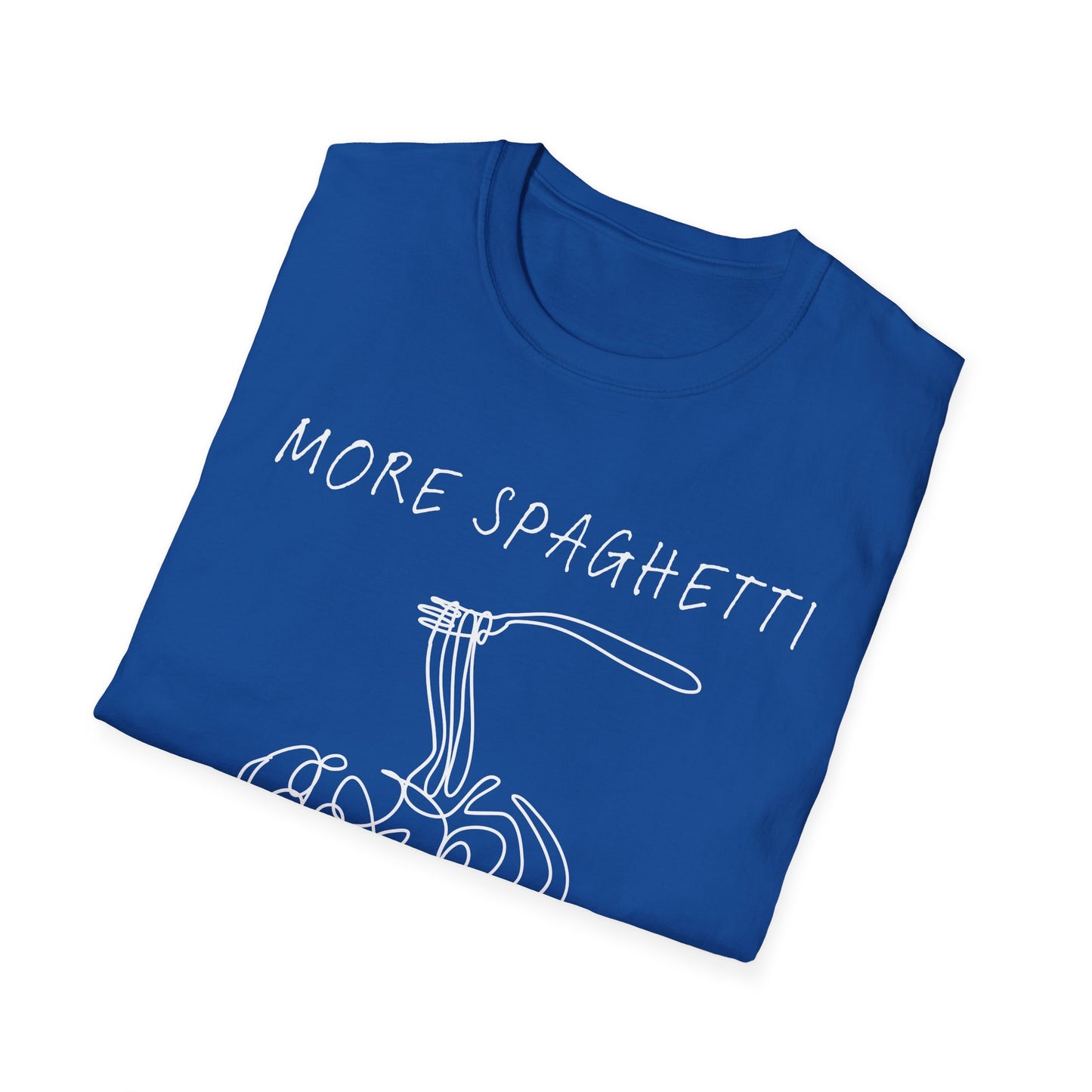 More Spaghetti Less Upsetti (Line Art) T-shirt