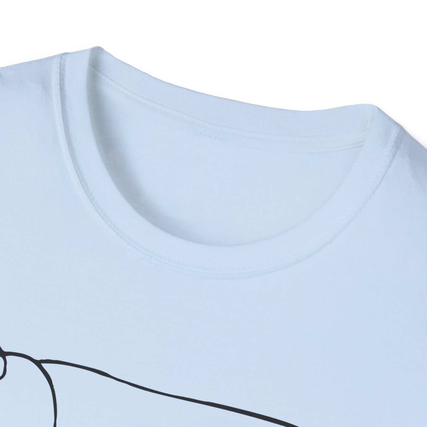 Not Today Cat (Line Art) T-shirt