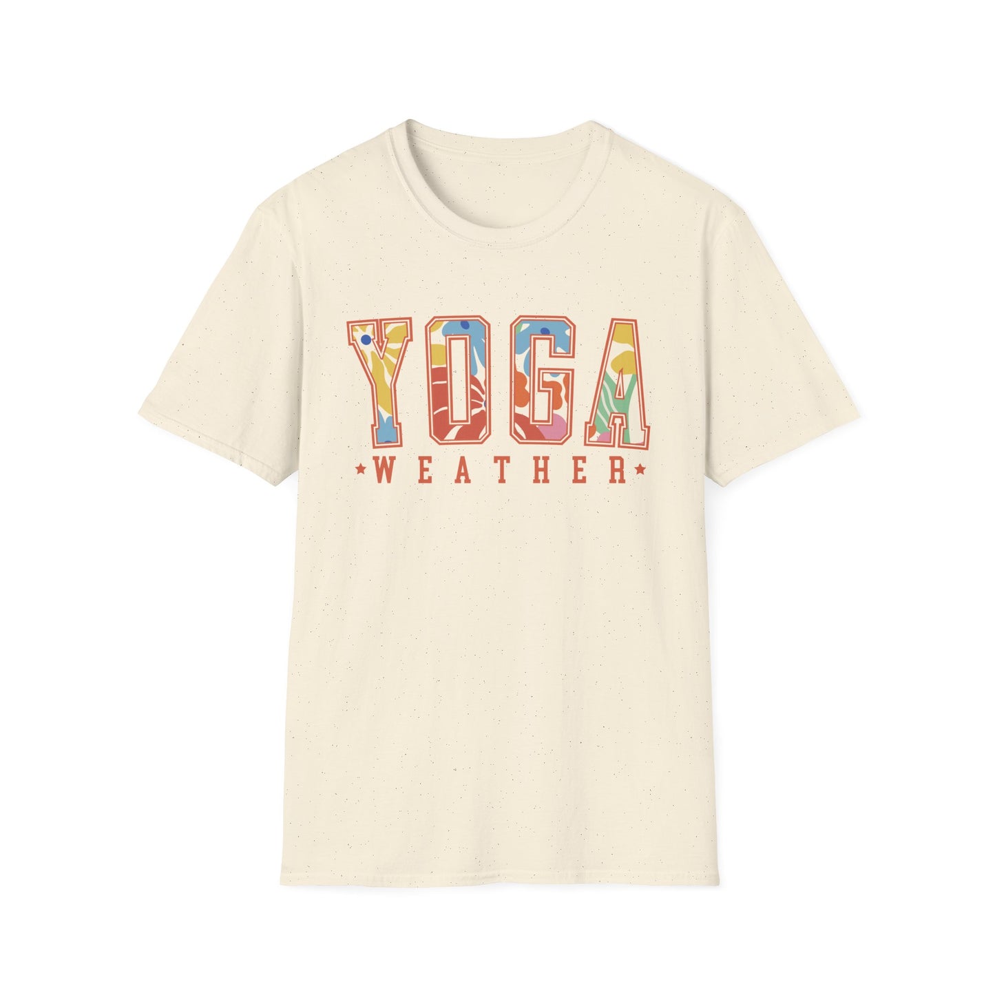 Yoga Weather (Bright Floral) T-shirt