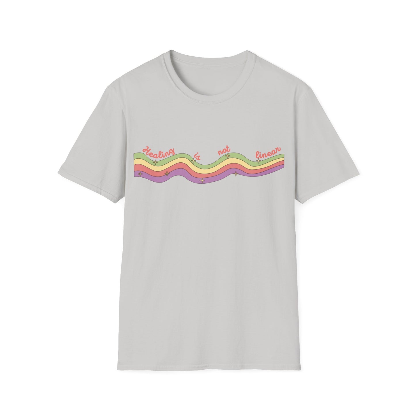 Healing Is Not Linear (Groovy) T-shirt