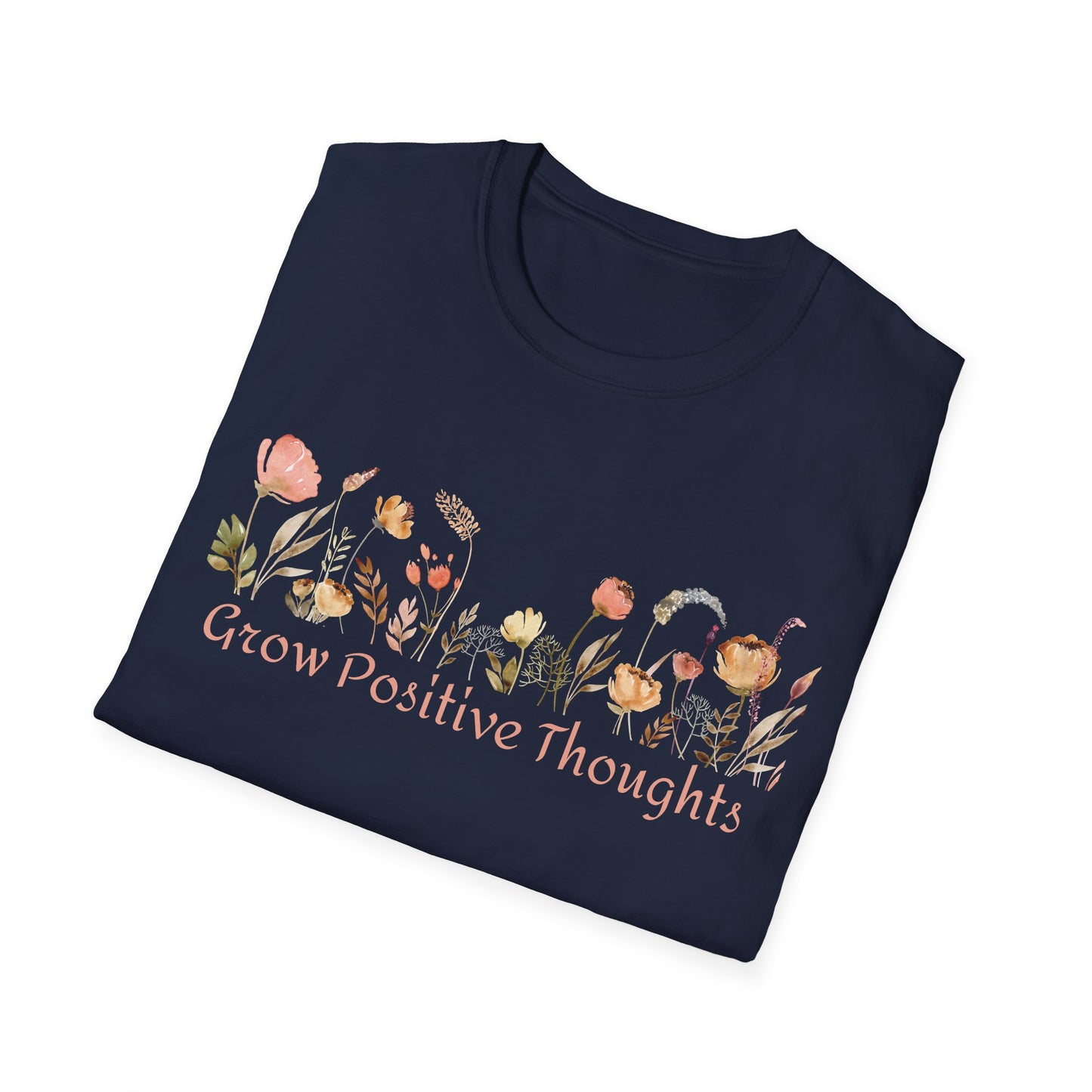 Grow Positive Thoughts (Watercolor) T-shirt