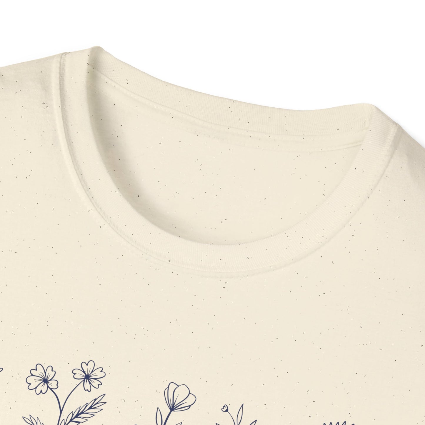 We All Bloom In Our Own Time (Floral Line Art) T-shirt