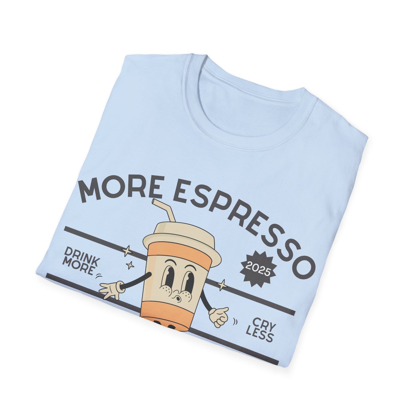 More Espresso Less Depresso (Retro) T-shirt