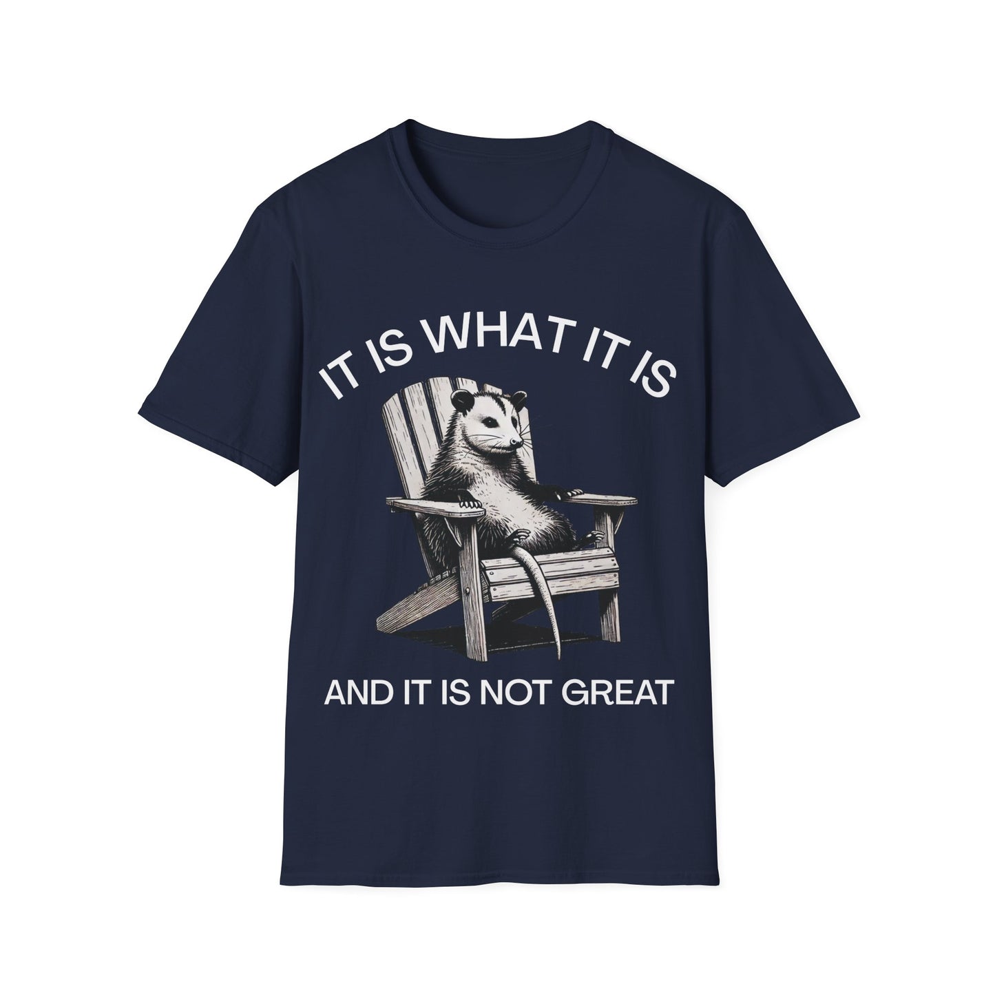 It Is What It Is And It Is Not Great (Opossum) T-shirt