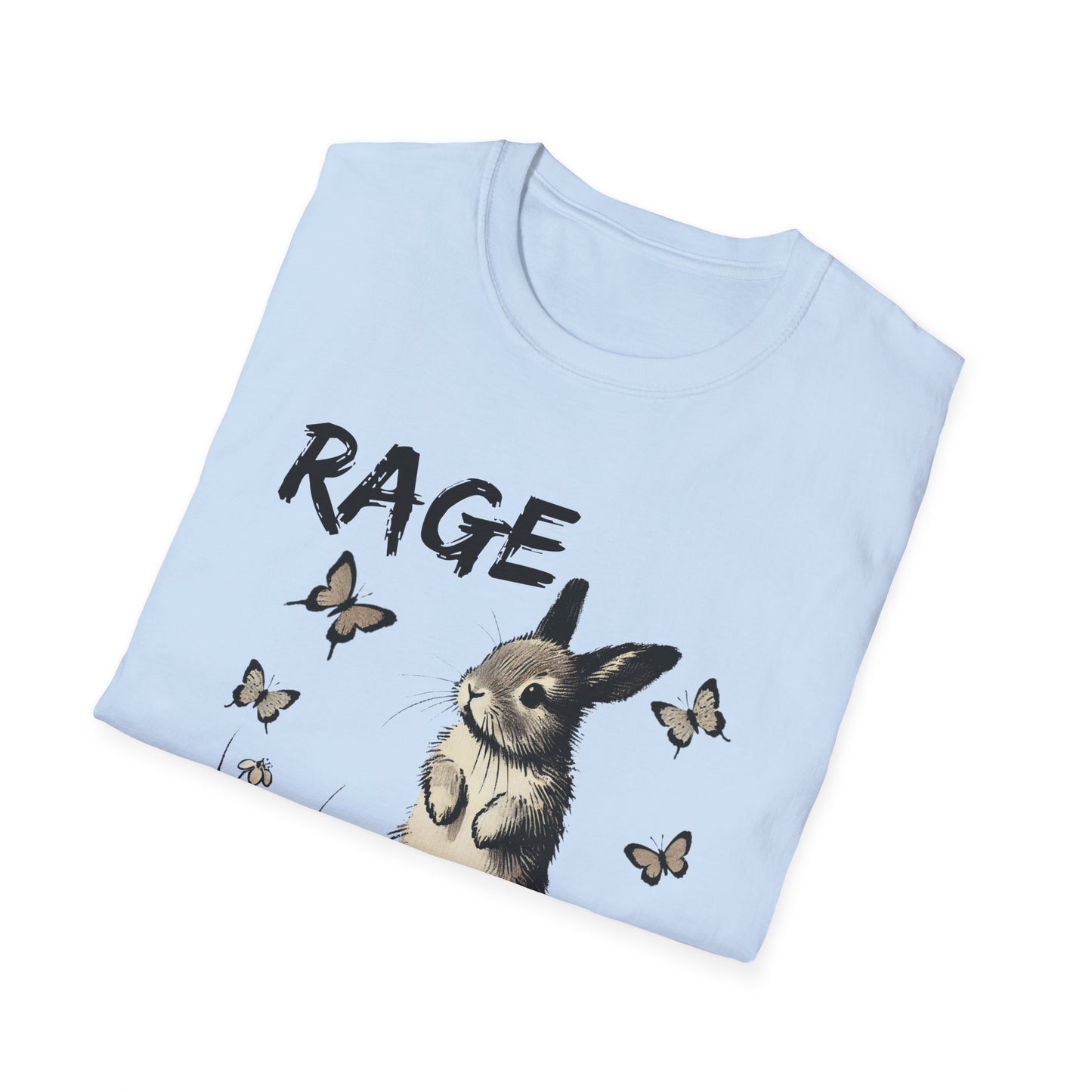 Rage Consumes Me (Rabbit & Butterflies) T-shirt
