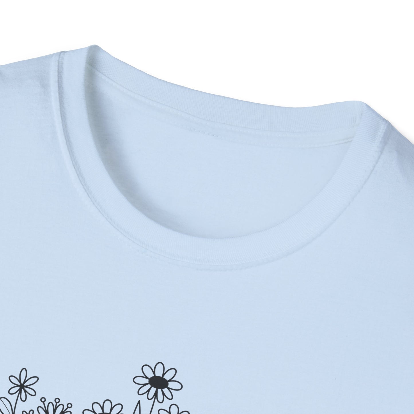 You Belong Among The Wildflowers (Line Art) T-shirt