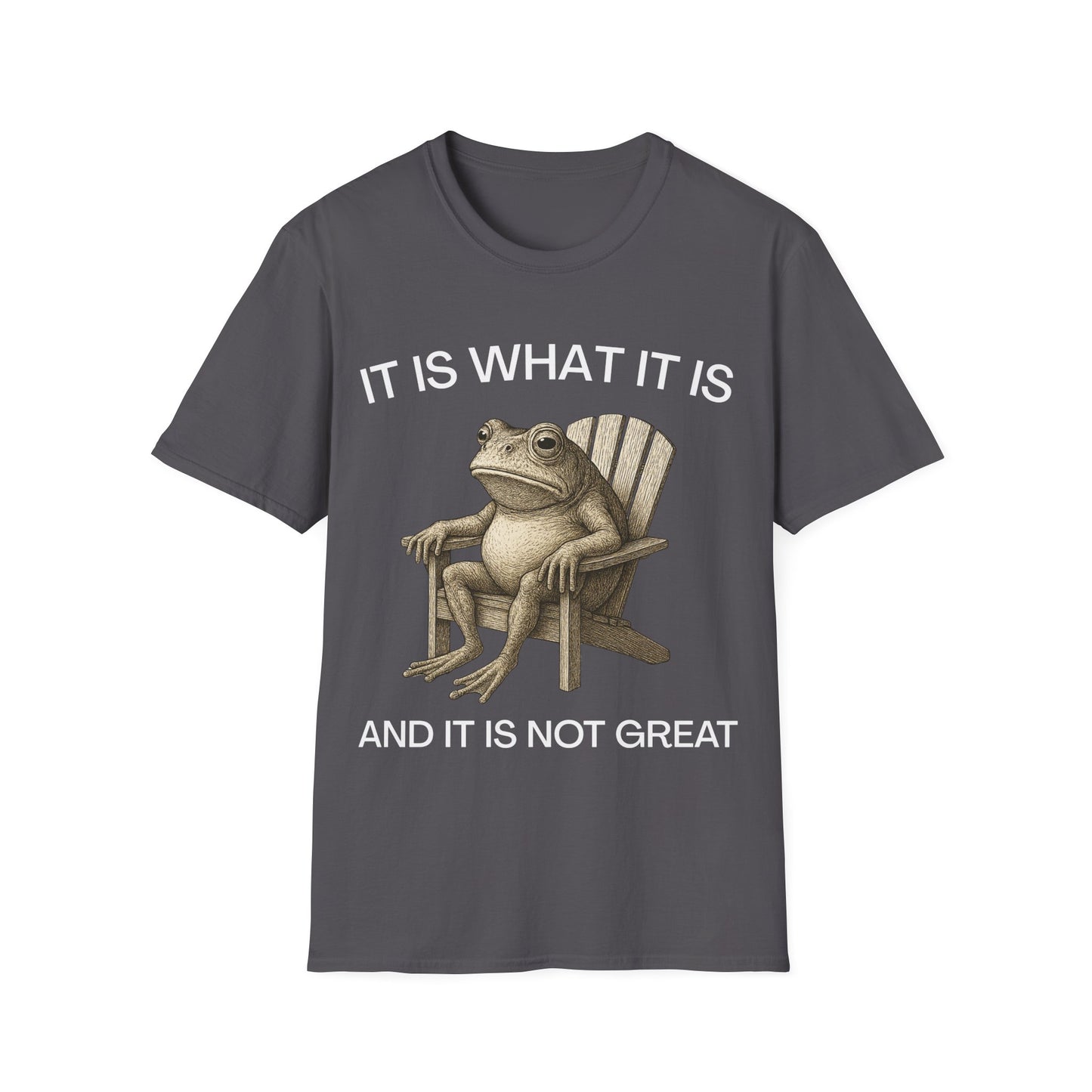 It Is What It Is And It Is Not Great (Frog) T-shirt