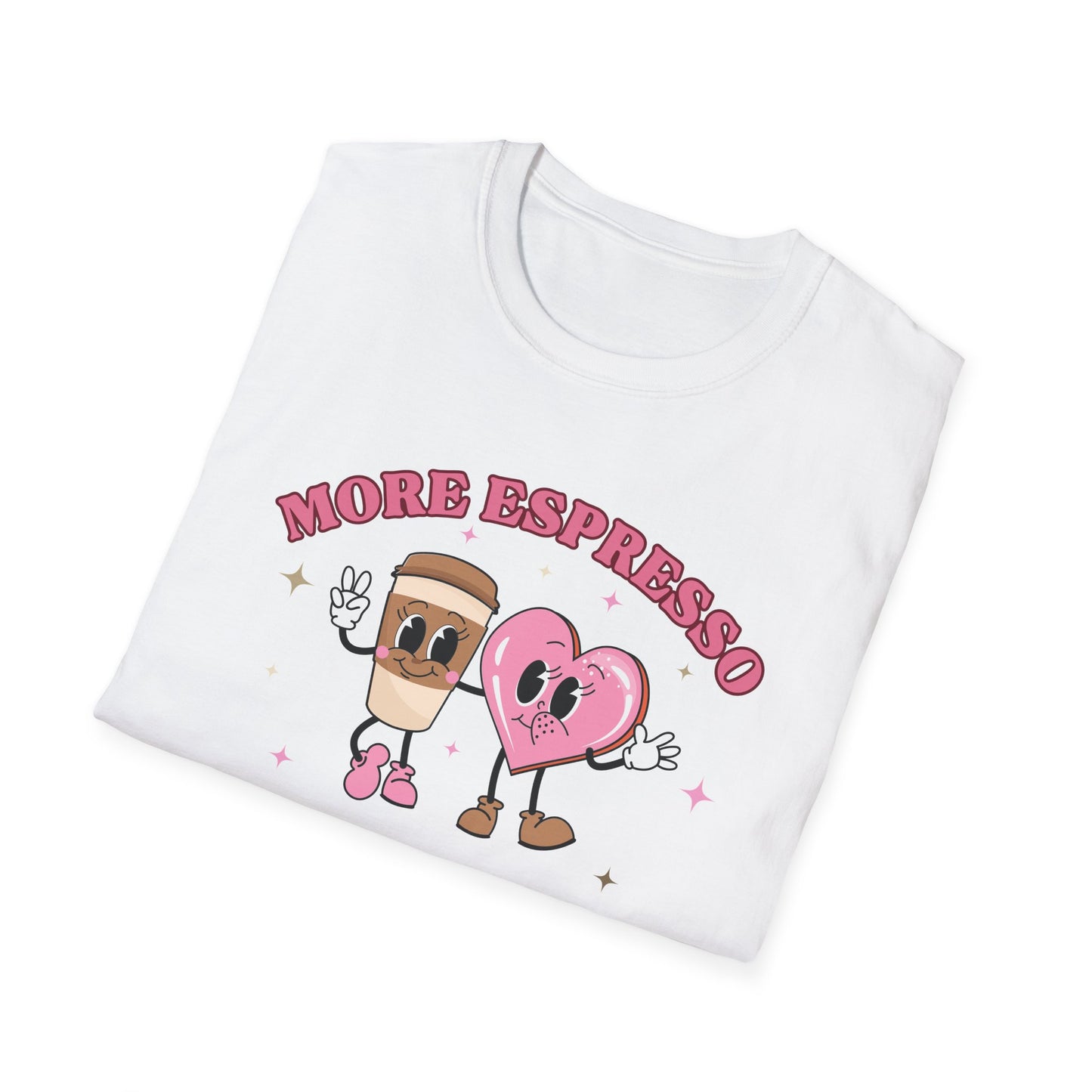 More Espresso, Less Depresso (Coffee & Heart) T-shirt