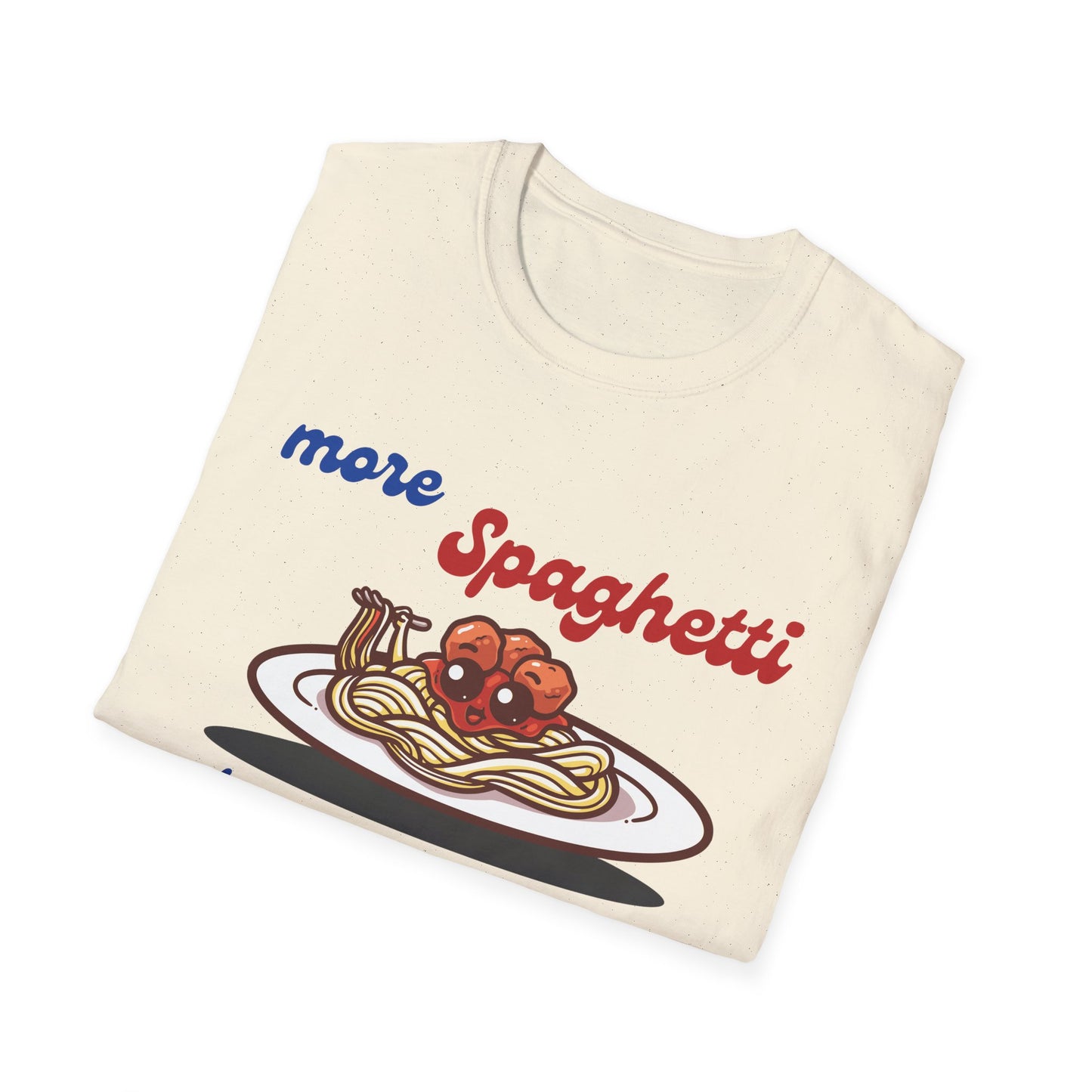 More Spaghetti Less Upsetti (Retro) T-shirt