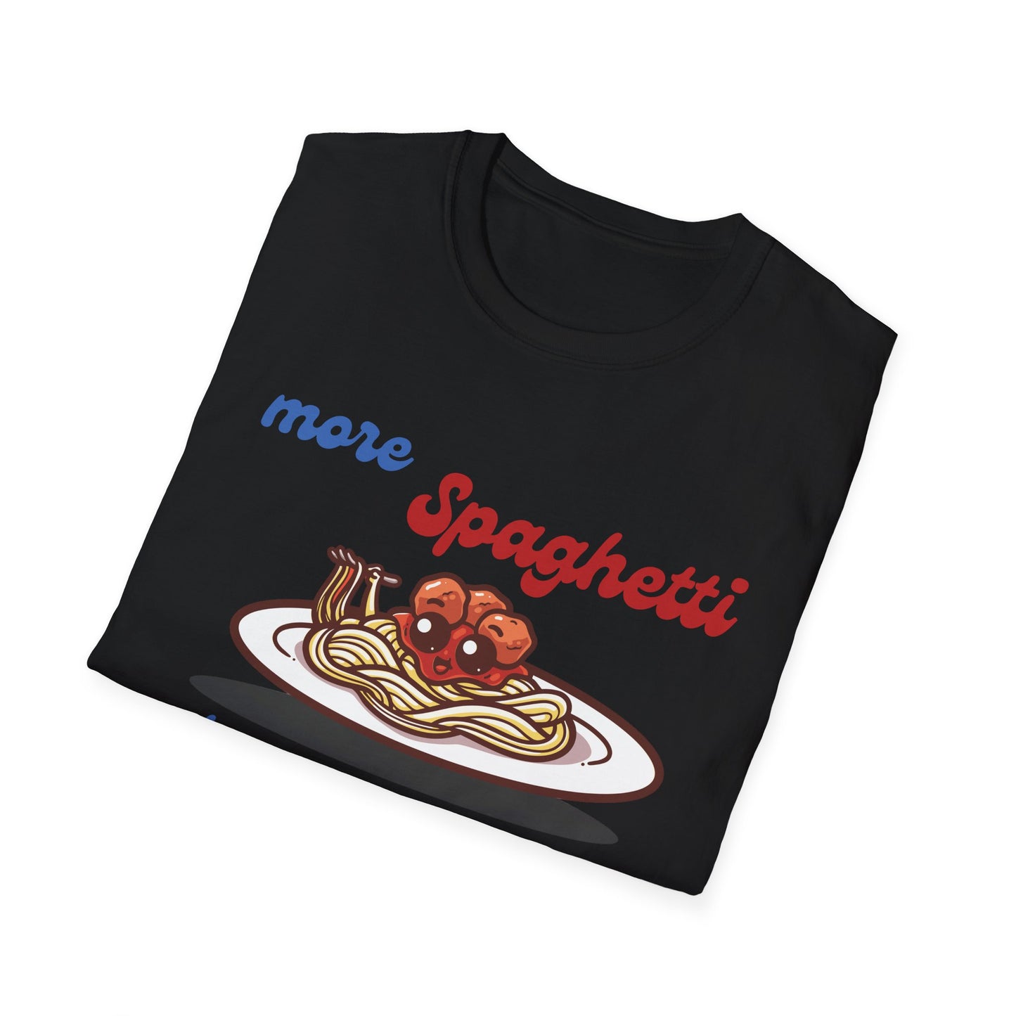 More Spaghetti Less Upsetti (Retro) T-shirt