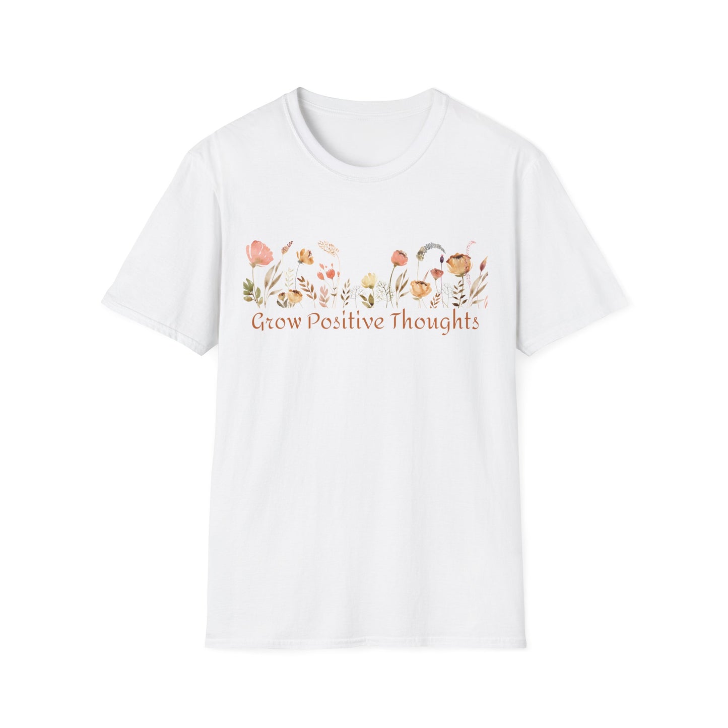 Grow Positive Thoughts (Watercolor) T-shirt