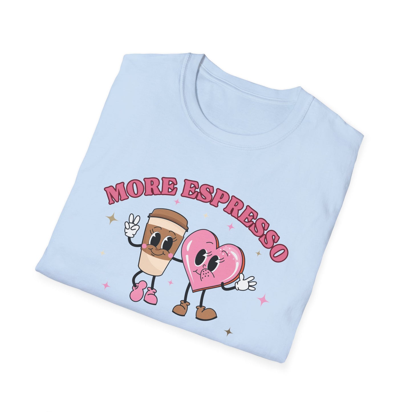 More Espresso, Less Depresso (Coffee & Heart) T-shirt