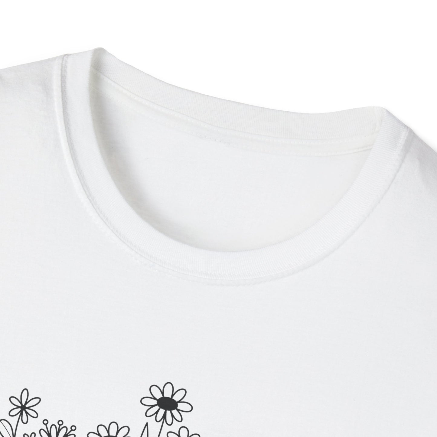 You Belong Among The Wildflowers (Line Art) T-shirt