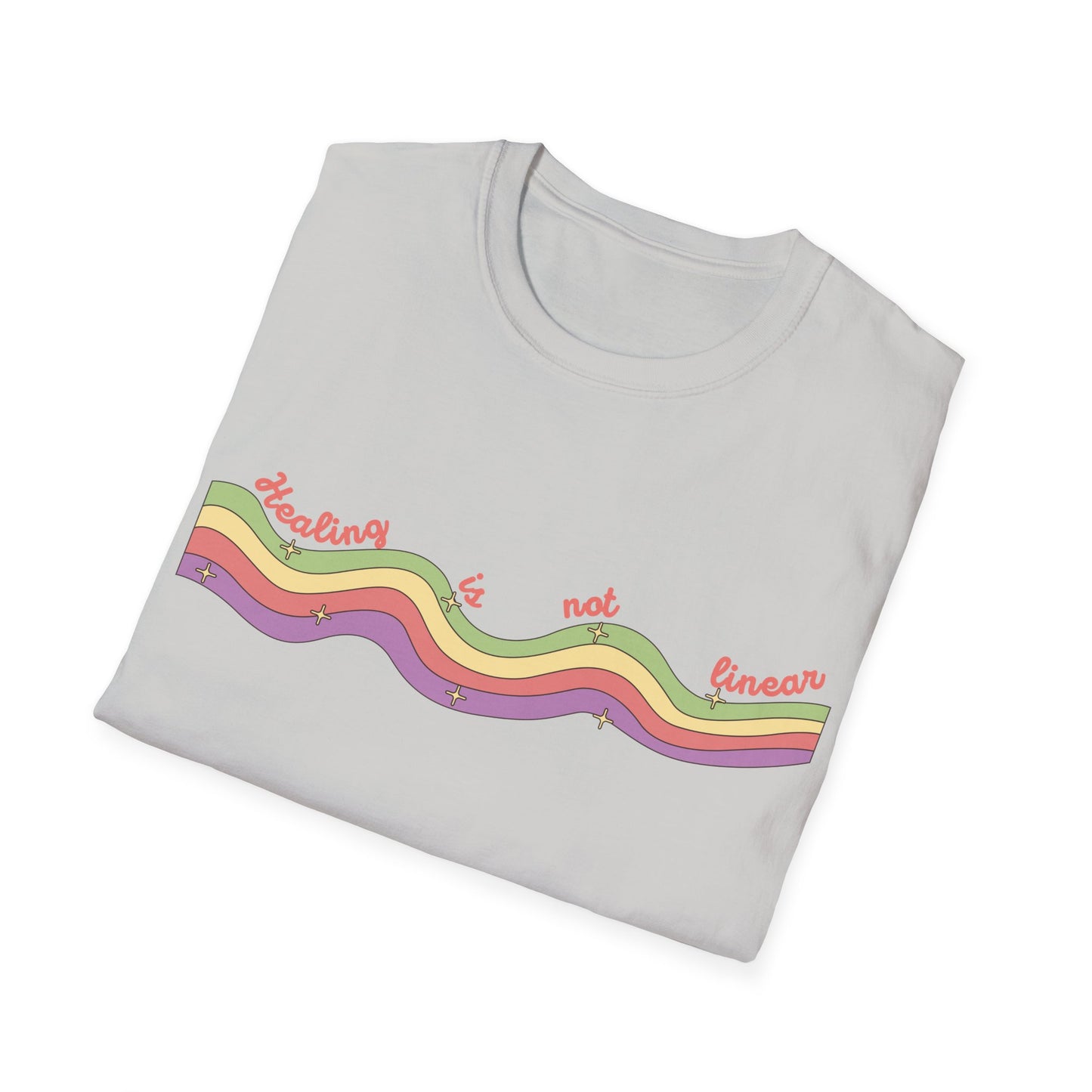 Healing Is Not Linear (Groovy) T-shirt