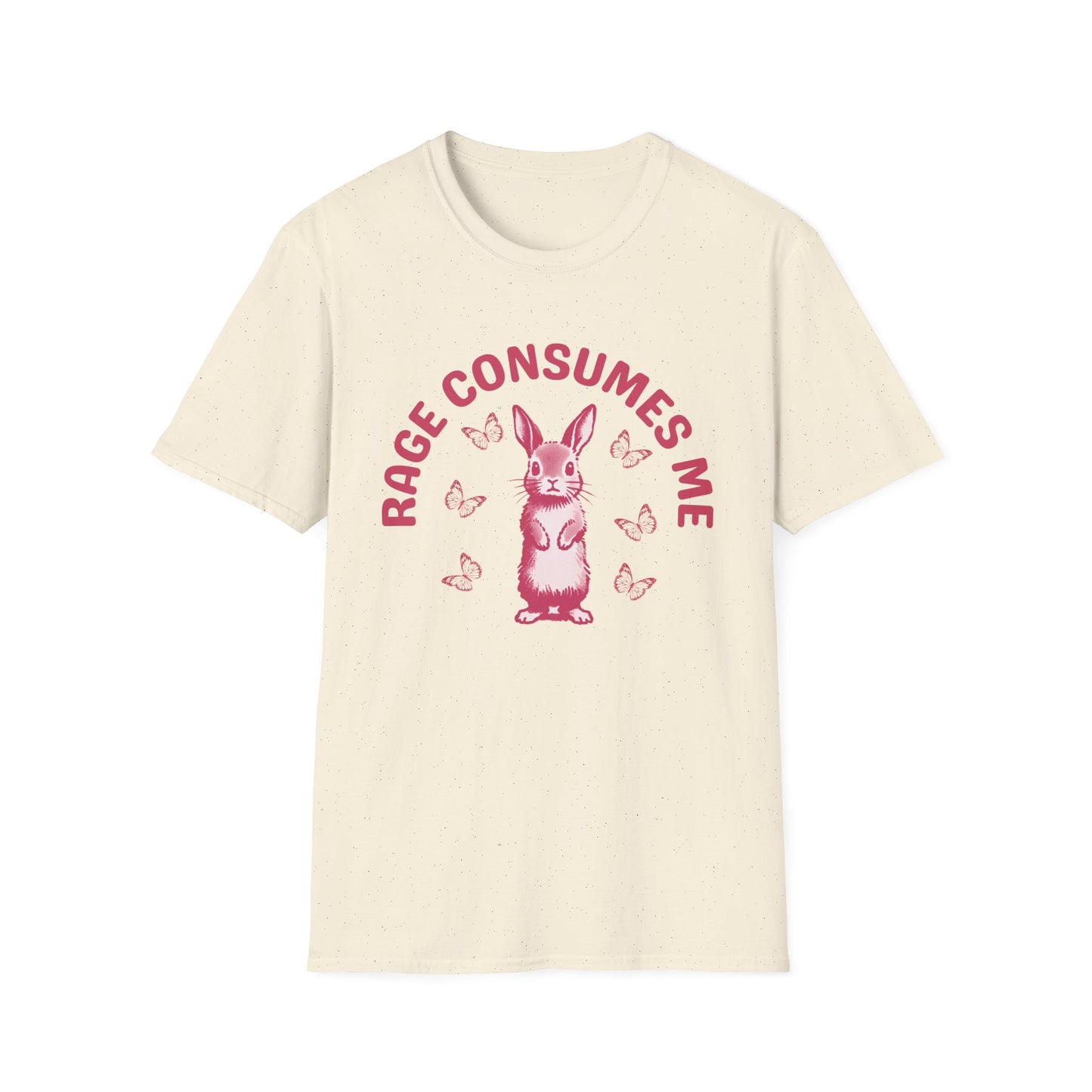 Rage Consumes Me (Pink Rabbit) T-shirt