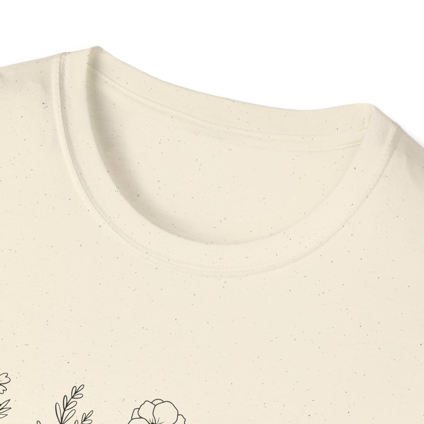 Grow Positive Thoughts (Line Drawing) T-shirt