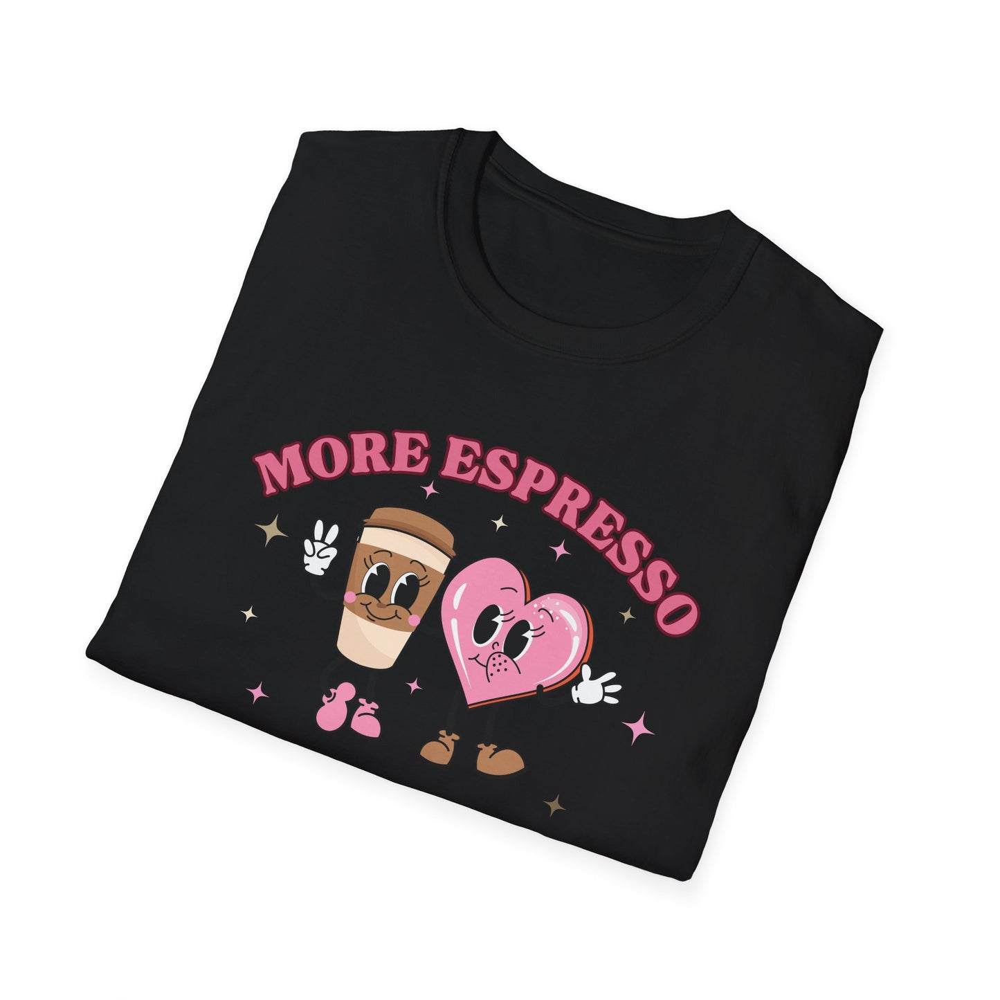 More Espresso, Less Depresso (Coffee & Heart) T-shirt