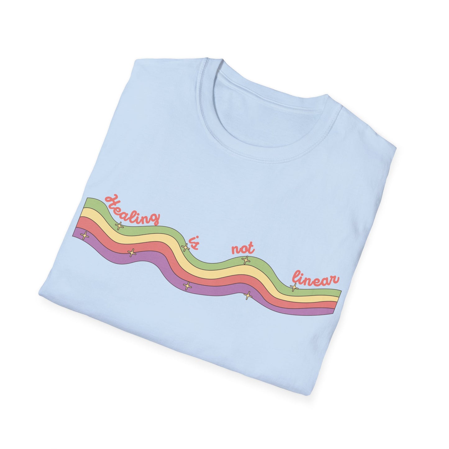 Healing Is Not Linear (Groovy) T-shirt
