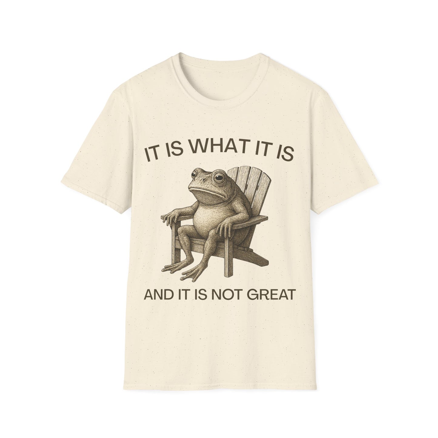 It Is What It Is And It Is Not Great (Frog) T-shirt
