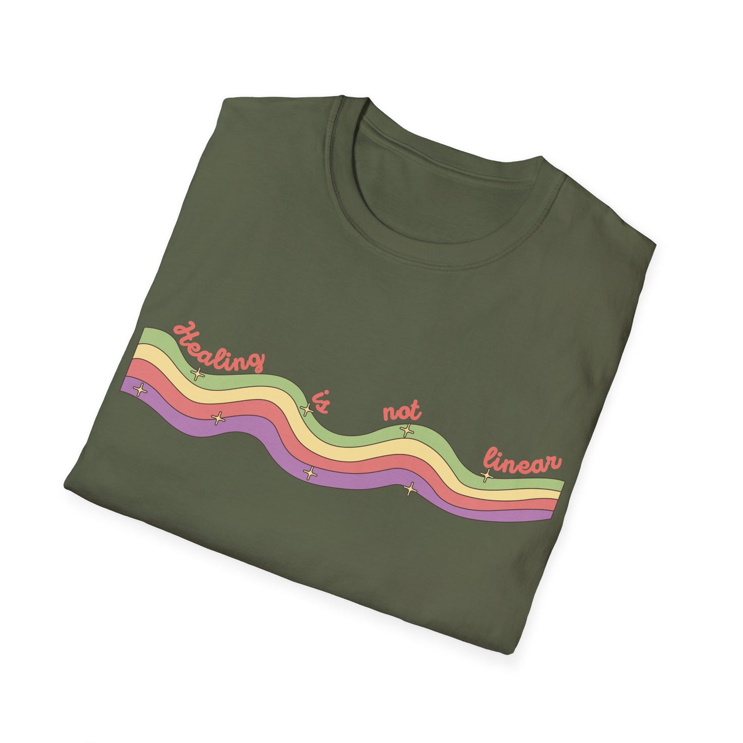 Healing Is Not Linear (Groovy) T-shirt
