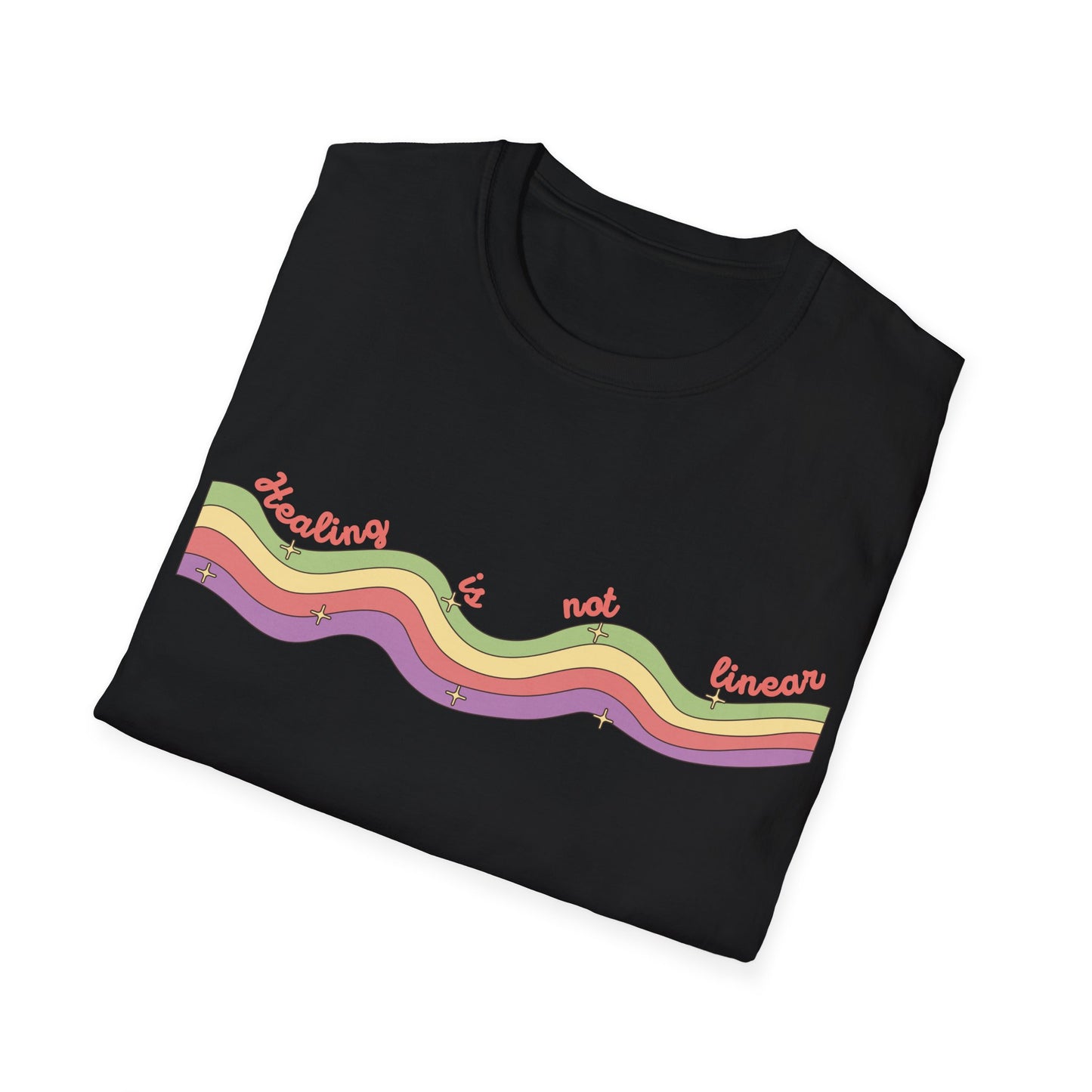 Healing Is Not Linear (Groovy) T-shirt